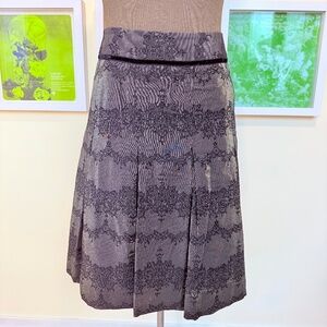 🖤 Y2K Baroque Jacquard Pleated Mini Skirt